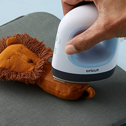 Cricut EasyPress Mini Heat Press for Small Objects like Shoes, Stuffed Animals, Hats & More, 3 Heat Settings & Precision Tip, Ceramic-Coated Heat Plate, Compact & Lightweight, Zen Blue