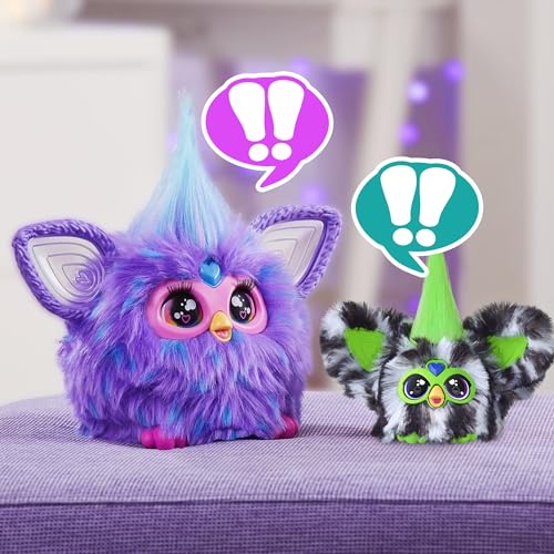 Furby Furblets Fierce & Fabulous 2 Pack, Greenie-Meanie & May-May with 45 Sounds Each, Electronic Plush Toys for Girls & Boys 6 Years & Up (Amazon Exclusive)