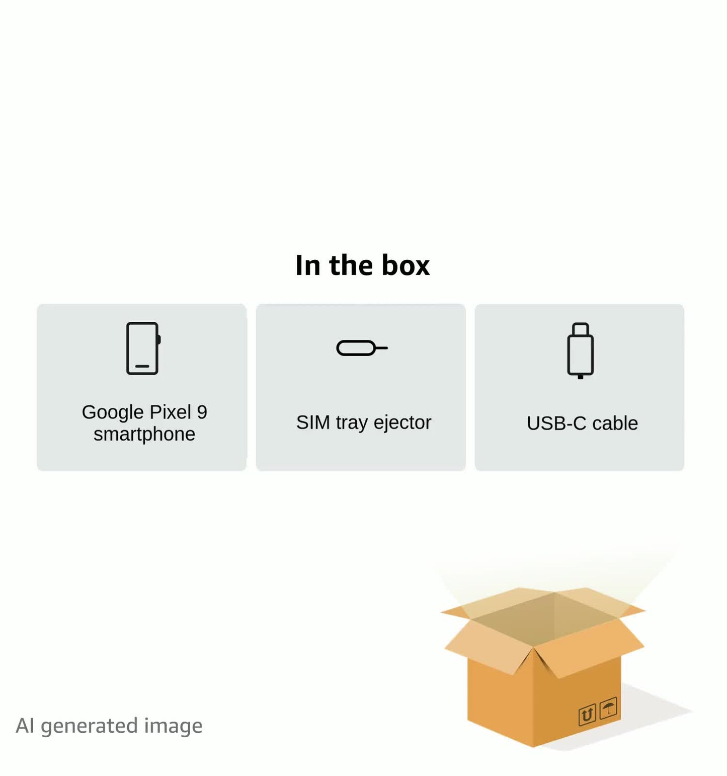 Google Pixel 9 - Unlocked Android Smartphone with Gemini, 24-Hour Battery, Advanced Camera, and 6.3" Actua Display - Obsidian - 128 GB