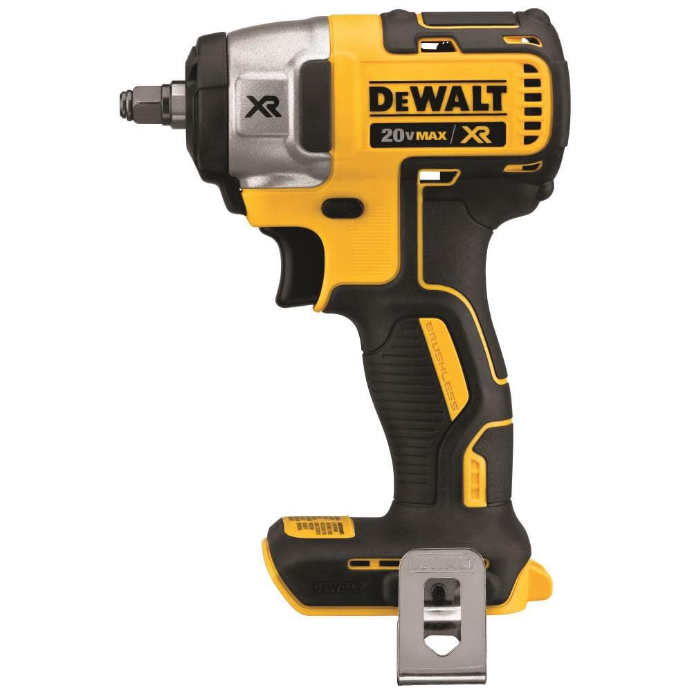 DEWALT 20V MAX Impact Wrench, Cordless 2-Tool Combo Kit, 1/2-Inch Mid-Range and 3/8-inch Compact with 5ah Battery and Charger (DCK205P1)