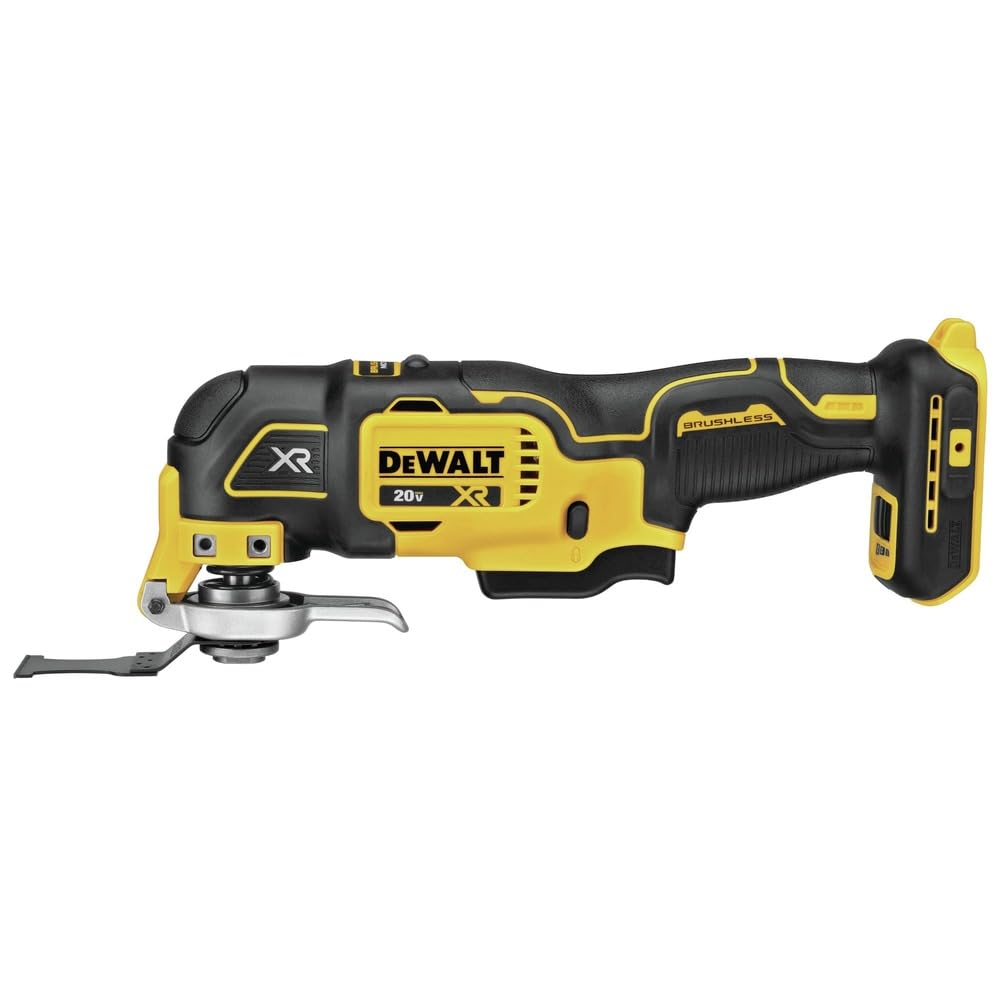 DEWALT 20V MAX XR Oscillating Tool Kit, 3 Speed, With Blades, Battery and Charger Included (DCS356C1)