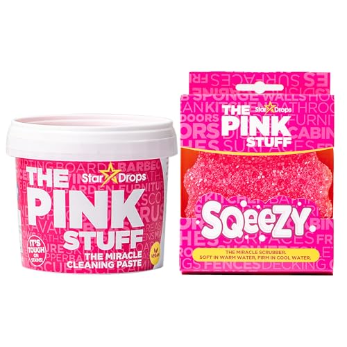 Stardrops The Pink Stuff Miracle Cleaning Paste & SQeeZy Scrubber Kit