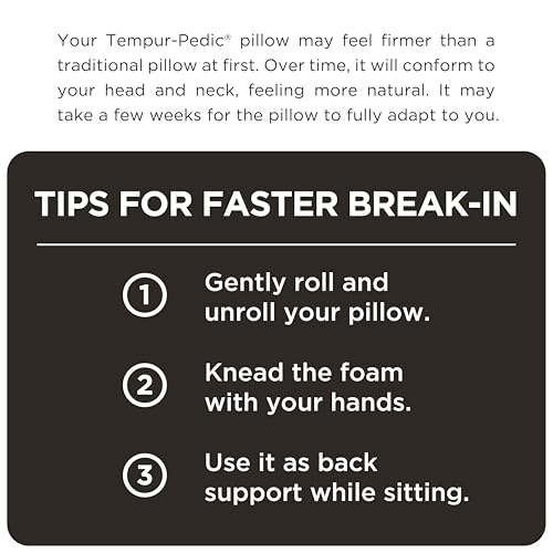 Tempur-Pedic TEMPUR-Cloud Dual Cooling Pillow, Queen, White