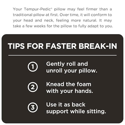 Tempur-Pedic TEMPUR-Cloud Pillow for Sleeping, Standard, White