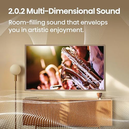 Hisense 55-Inch Class QLED 4K S7N CanvasTV Series Dolby Vision HDR Google Smart TV (55S7N) - 144Hz, Art Mode, Anti-Glare Panel, Hi-Matte Display, Frame & UltraSlim Wall Mount Included