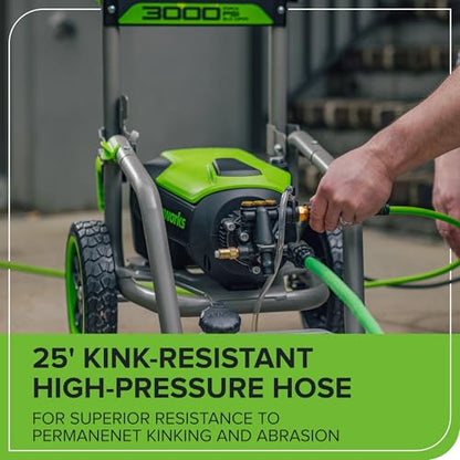 Greenworks 3000 PSI (2.0 GPM Max) Brushless Electric Pressure Washer