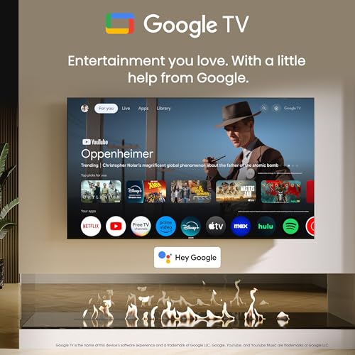 Hisense 55-Inch Class QLED 4K S7N CanvasTV Series Dolby Vision HDR Google Smart TV (55S7N) - 144Hz, Art Mode, Anti-Glare Panel, Hi-Matte Display, Frame & UltraSlim Wall Mount Included