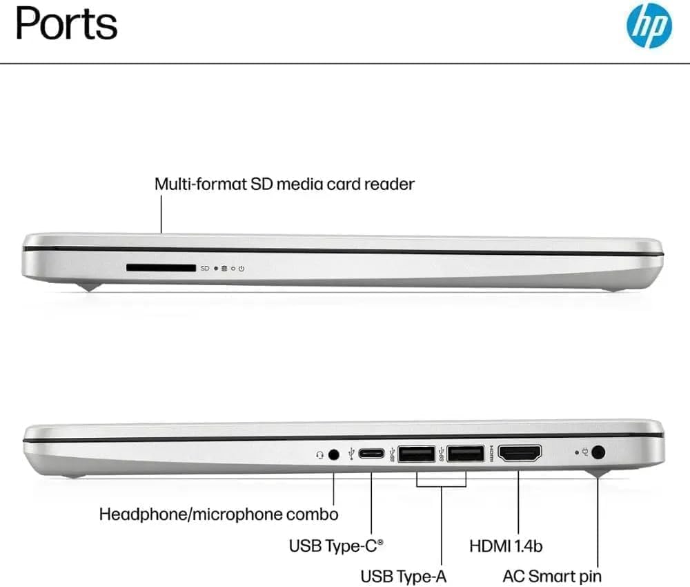 HP Student and Home Laptop with Free Microsoft 365, 16GB RAM, 1.1TB Storage (128GB SSD and 1TB Cloud Storage), Fast Intel Core, Win 11 w/o Earbuds – Perfect for Work & Play