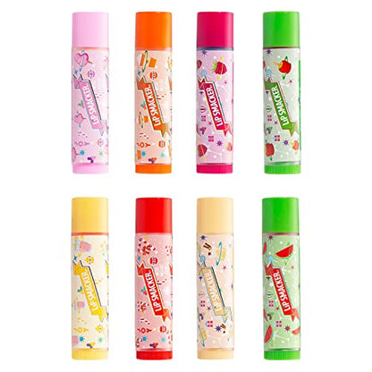 Lip Smacker Holiday Original & Best - 8 Moisturizing Lip Balms, Hydrating & Protecting, Fun Assortment - Vegan - Holiday Original & Best