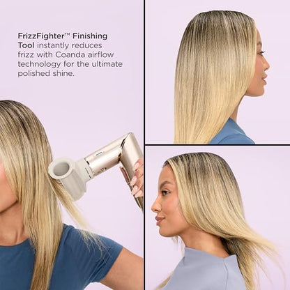 Shark HD430 FlexStyle Air Styling & Drying System, Powerful Hair Dryer Brush & Multi-Styler with Auto-Wrap Curlers, Paddle Brush, Oval Brush, Concentrator Attachment, Stone