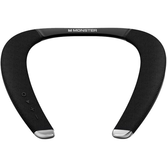Monster Boomerang Petite Neckband Bluetooth Speakers, Neck Speaker with 15H Playtime, aptX High Fidelity 3D Stereo Sound, Low Latency, Built-in Mic, IPX5 Waterproof Wearable for Home Outdoor