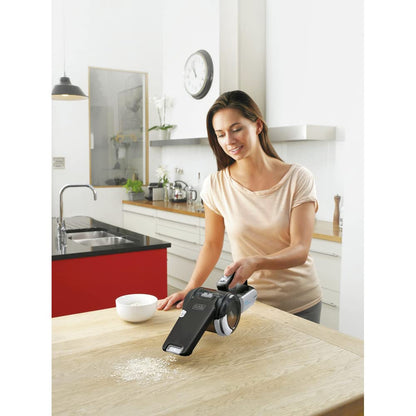 BLACK+DECKER dustbuster PIVOT VAC Cordless Handheld Vacuum, Home and Car Vacuum with Crevice Tool and Pivot Nozzle (BDH2000PL)