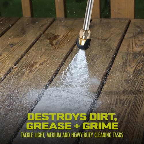 Sun Joe SPX3000 Electric Pressure Washer, 2030-PSI, 1.2-GPM Water Flow, Dual Detergent Soap Tanks, For Cars, Fences, RVs, ATVs, Patios, Sidewalks