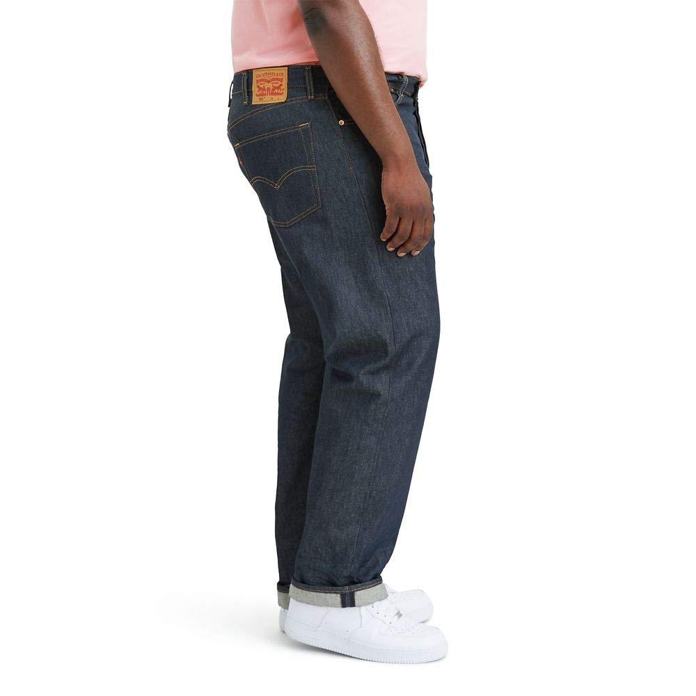 Levi's Men's 501 Original Fit Jeans (Also Available in Big & Tall), Rigid STF, 50W x 30L