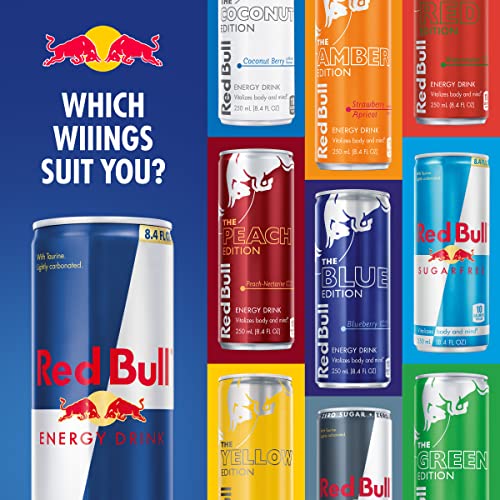 Red Bull Energy Drink, 8.4 Fl Oz, 24 Cans