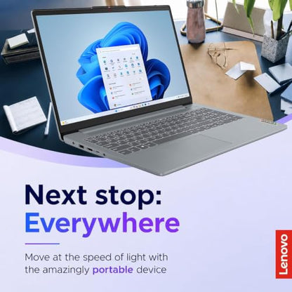 Lenovo Essential 15.6" FHD Everyday Laptop, Intel Processor, 128GB Storage