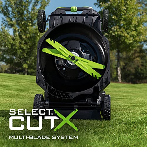 EGO Power+ LM2135SP 21-Inch Self-Propelled Lawn Mower Kit (7.5Ah Battery and Rapid Charger Included), get (1) extra BA2800T 5.0Ah Battery
