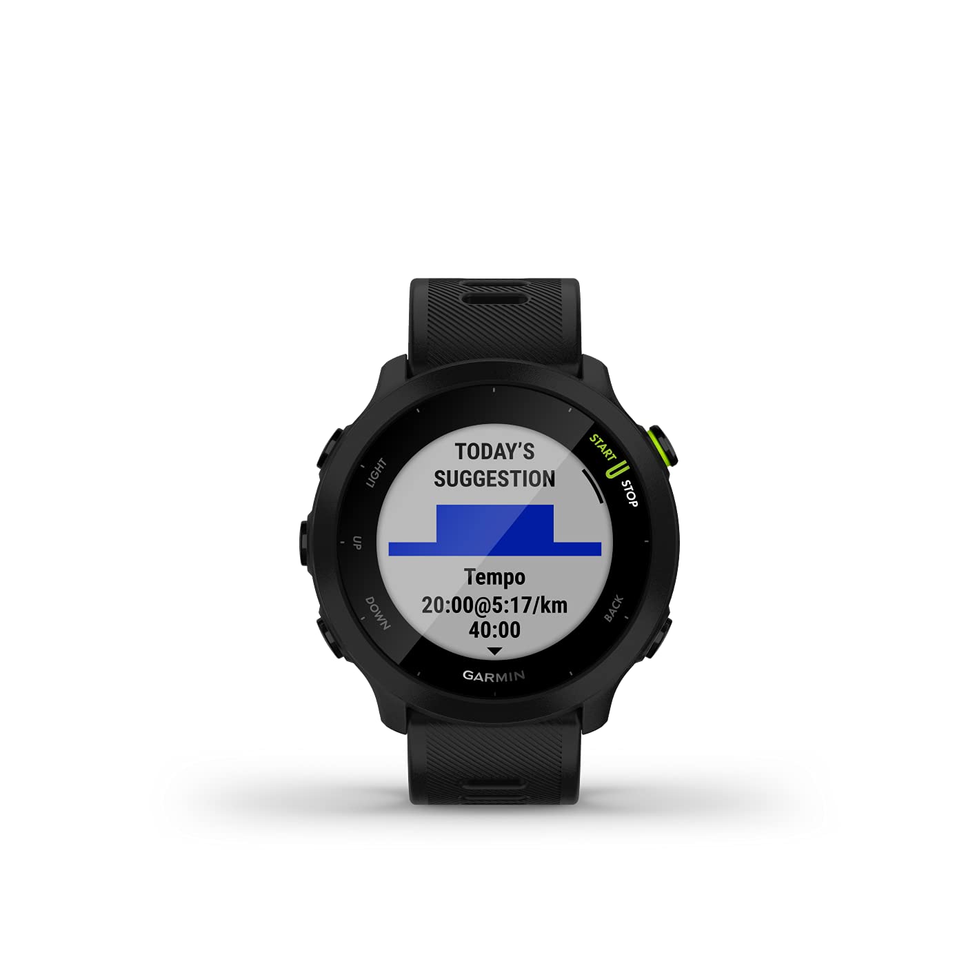 Garmin Forerunner 55, GPS Running Watch with Daily Suggested Workouts, Up to 2 Weeks of Battery Life, Black - 010-02562-00