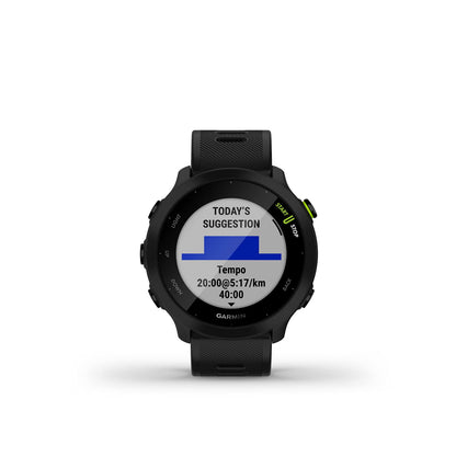Garmin Forerunner 55, GPS Running Watch with Daily Suggested Workouts, Up to 2 Weeks of Battery Life, Black - 010-02562-00