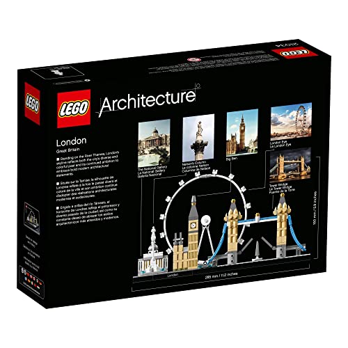 LEGO Architecture London Skyline Collection 21034 Building Set Model Kit and Gift for Kids and Adults (468 pieces)