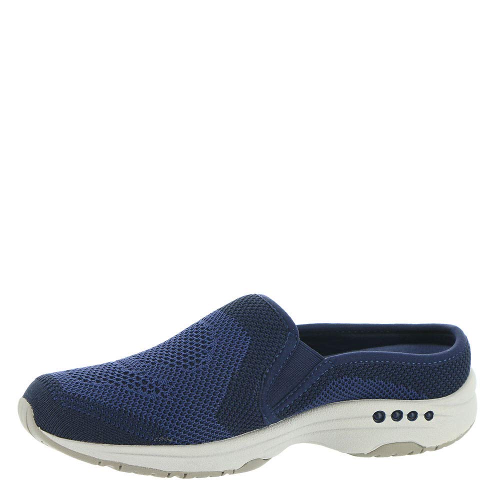 Easy Spirit Women's Takeknit 2 Clog, Dark Blue, 5.5