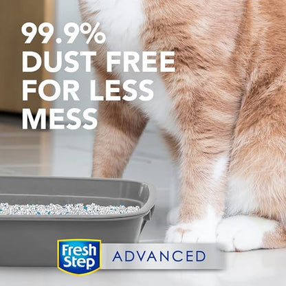 Fresh Step Clumping Cat Litter, Advanced, Extreme Odor Control, Extra Large, 25 Pounds total, (2 Pack of 12.5lb Boxes)