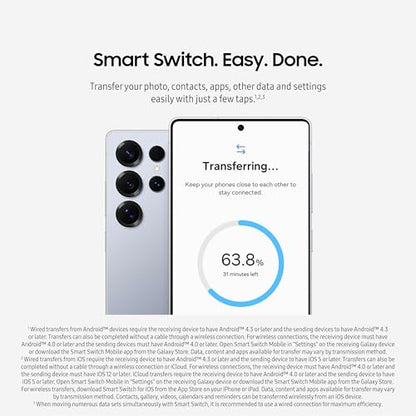 SAMSUNG Galaxy S25+ Cell Phone, 256GB AI Smartphone, Unlocked Android, AI Camera, Fast Processor, ProScaler Display, Long Battery Life, 2025, US 1 Yr Manufacturer Warranty, Icyblue