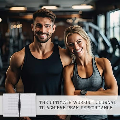 The Ultimate Fitness Journal for Tracking and Crushing Your Gym Goals - Detailed Workout Planner & Log Book For Men and Women - Great Gym Accessories With Calendar, Nutrition & Progress Tracker