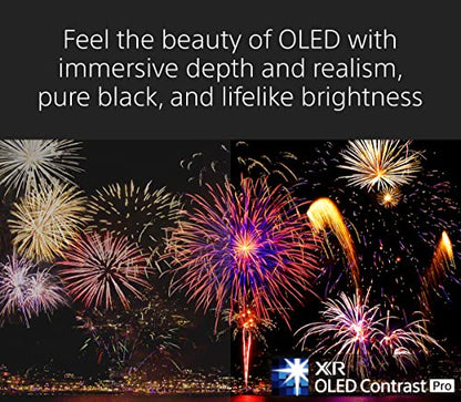 Sony 65 Inch 4K Ultra HD TV A95K Series: BRAVIA XR QD-OLED Smart Google TV with Dolby Vision HDR, Exclusive Features for Playstation 5 Black (2022)