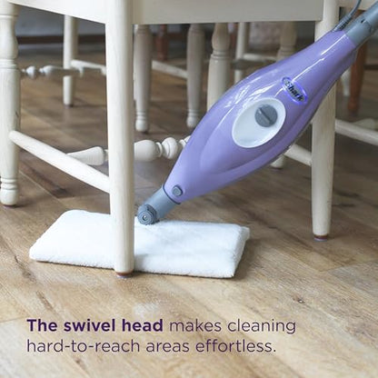 Shark Steam Pocket Mop with 2 Washable Double-sided Pads, Purple, S3501