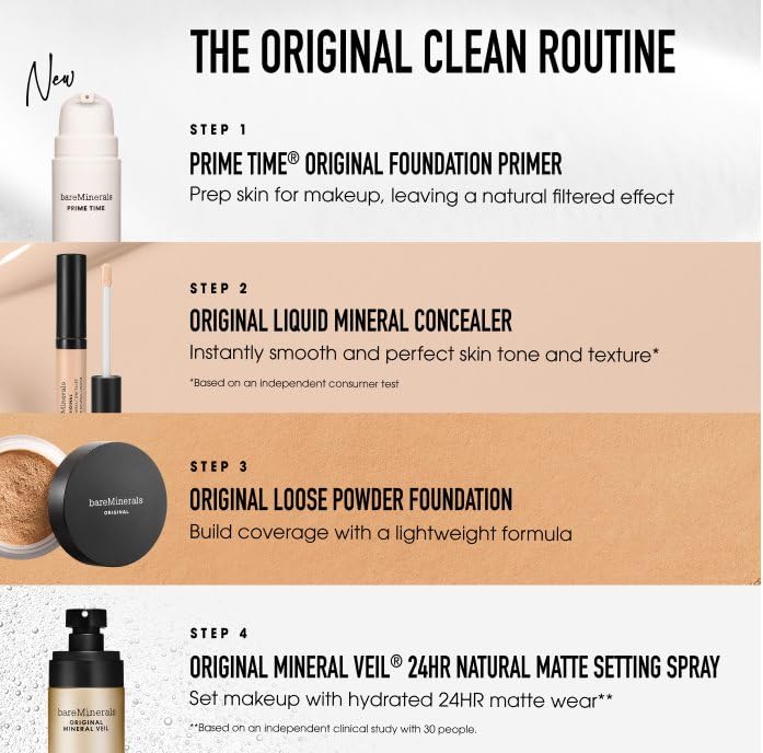 bareMinerals Deluxe Original Loose Mineral Foundation SPF 15 - Holiday Limited Edition Size $88 value - Fair