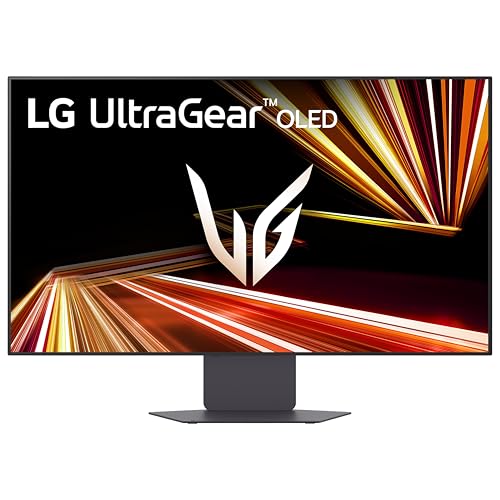 LG 32GX870A-B 32-inch Ultragear 4K UHD (3840 x 2160) OLED Gaming Monitor, Dual-Mode, 240Hz, 0.03ms, NVIDIA, AMD FreeSync Premium Pro, VESA DisplayHDR True Black 400, USB Type-C, DP2.1, Black