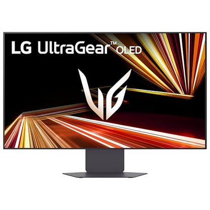 LG 32GX870A-B 32-inch Ultragear 4K UHD (3840 x 2160) OLED Gaming Monitor, Dual-Mode, 240Hz, 0.03ms, NVIDIA, AMD FreeSync Premium Pro, VESA DisplayHDR True Black 400, USB Type-C, DP2.1, Black