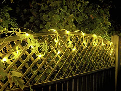 Solar Rope Light Waterproof IP65 39FT 100LEDs Outdoor LED ‎Solar Outdoor Lights for Party Garden Yard Home Wedding Christmas Halloween Holiday Tree Decoration Lighting