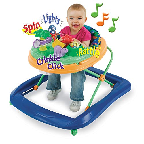Safety 1st Dino Sounds 'n Lights Discovery Baby Walker with Activity Tray