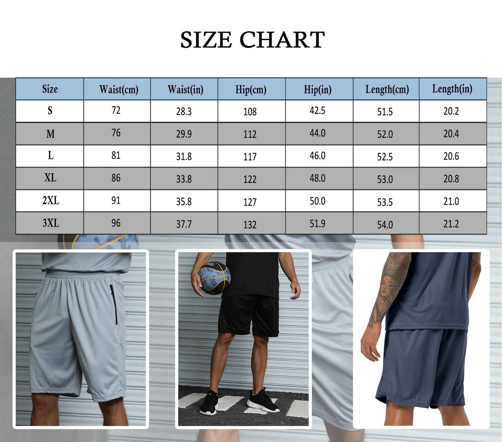 BUYJYA 5 Piece Men's Mesh Athletic Short Set with Zipper Pockets Performance Workout Shorts for Basketball Soccer Badminton Sports Training Running,Size S-3XL