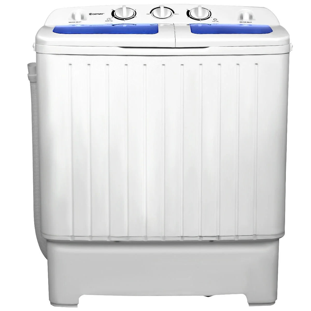 Costway 17.6 lb Portable Mini Compact Twin Tub  Washing Machine Washer Spin Dryer