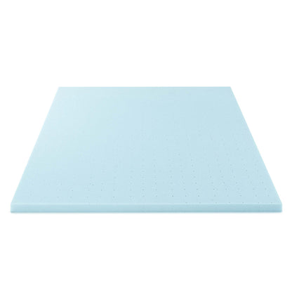 Best Price Mattress 1.5 Inch Ventilated Memory Foam Mattress Topper, Cooling Gel Infusion, CertiPUR-US Certified, Dorm Essentials, Full