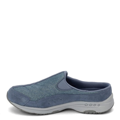 Easy Spirit Women's Traveltime303 Mule, Light Blue-Denim, 6 Wide