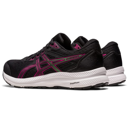 ASICS Women's Gel-Contend 8 Running Shoes, 9, Black/Pink Rave