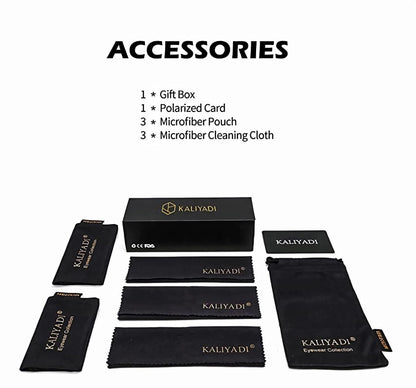 KALIYADI Polarized Sunglasses for Men and Women Matte Finish Sun glasses Color Mirror Lens UV Blocking (3 Pack)