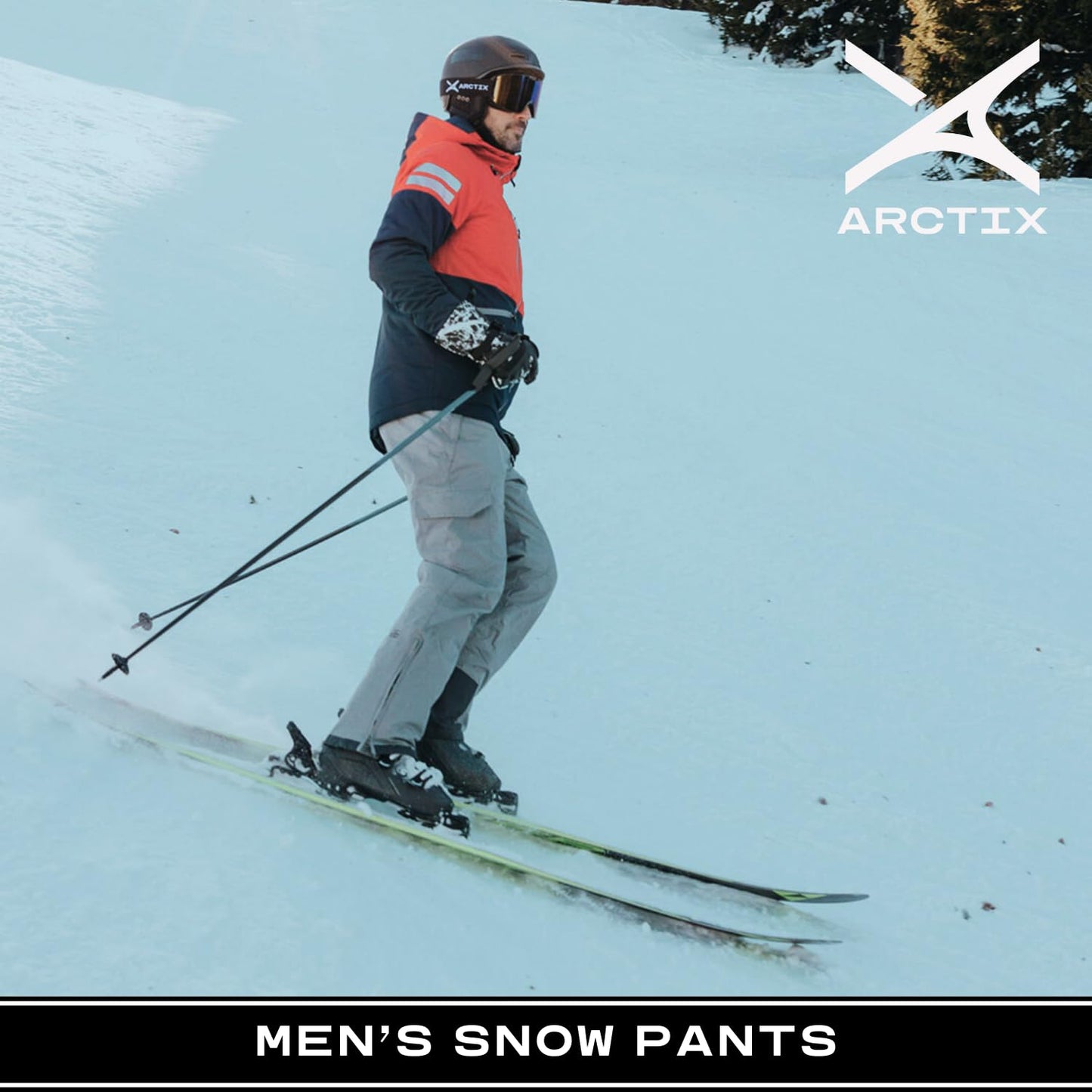 Arctix Men's Essential Snow Pants, Black, Medium