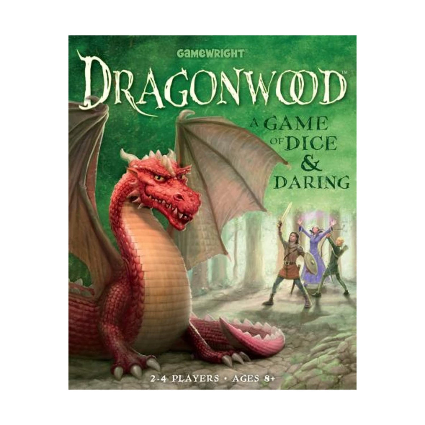 Gamewright Dragonwood A Game of Dice & Daring Board Game Multi-colored, 5"