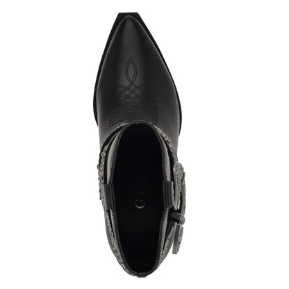 Guess Women's Lansly Bootie, Black 001, 7