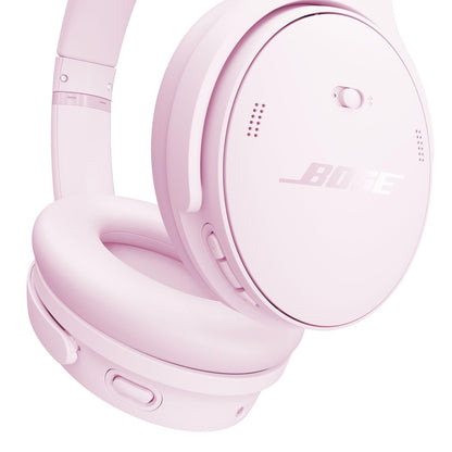Bose QuietComfort Headphones - Wireless Bluetooth Headphones, Active Over Ear Noise Cancelling and Mic, USB-C Charging, Deep Bass, Up to 24 Hours of Playtime, Petal Pink - Limited Edition Color