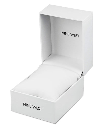 Nine West Women's Rose Gold-Tone Mesh Bracelet Watch, NW/2428FLRG