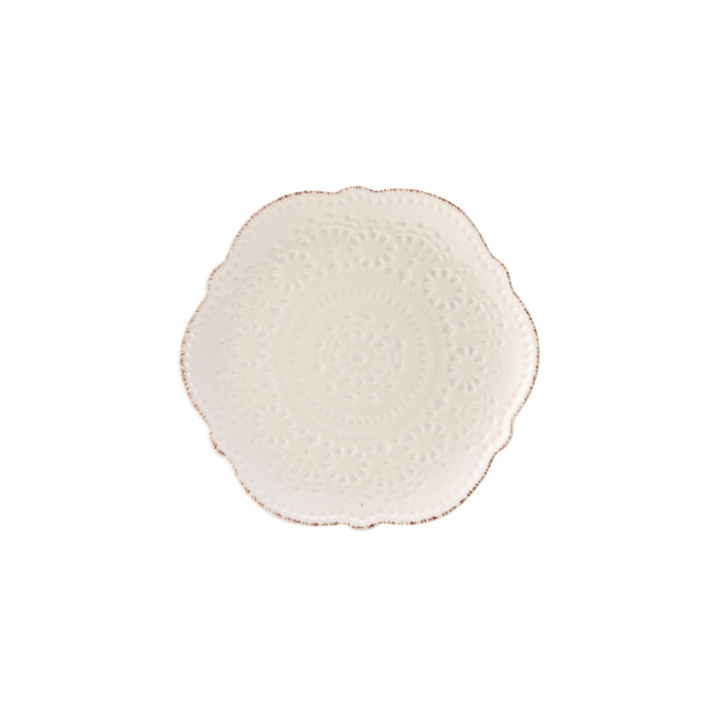 Pfaltzgraff Chateau Cream 16-Piece Stoneware Dinnerware Set, Service for 4, Off White