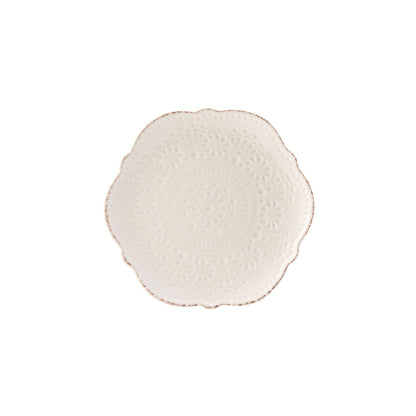 Pfaltzgraff Chateau Cream 16-Piece Stoneware Dinnerware Set, Service for 4, Off White