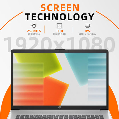 HP 17 inch Laptop for Business and Students, 17.3" FHD, AMD Ryzen 5 (Beats i7-1165G7), W/Copilot, Ms Office Pro, Wins 11 Pro, Numeric Keypad, WiFi 6 (64GB RAM | 2TB SSD)