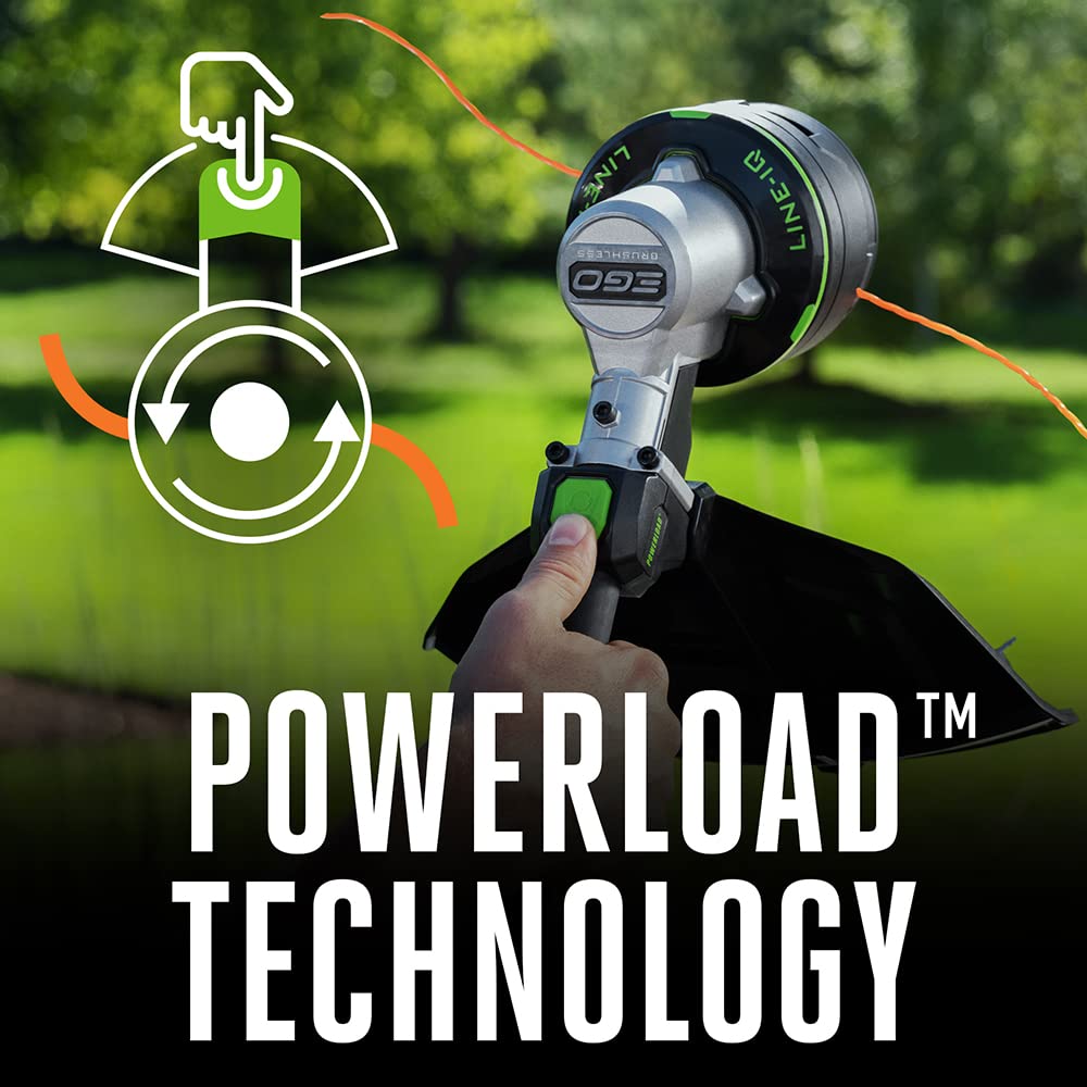 EGO Power+ ST1623T 56-Volt 16-Inch Cordless String Trimmer, 4.0Ah Battery, 320W Charger Included Plus Extra BA1400T 2.5Ah Battery